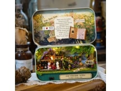 Caja de rompecabezas de madera para armar, teatro en miniatura, casa de muñecas, juguete educativo, regalo para niños