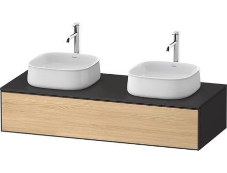 Lavabo de consola DURAVIT Zencha 1300x550mm,1 extraíble 2 recortes ZE4813B