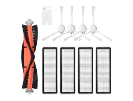 Juego de 10 Uds para Robot aspirador Xiaomi Mi 1C, accesorios de aspiradora inteligente, cepillos laterales de pared invisibles, filtro, casquillo ...