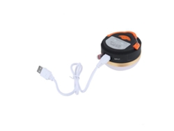Linterna Led Recargable Usb Para Camping Con Base Magnética Y 3 Modos De Luz Para Emergencias Al Aire Libre.