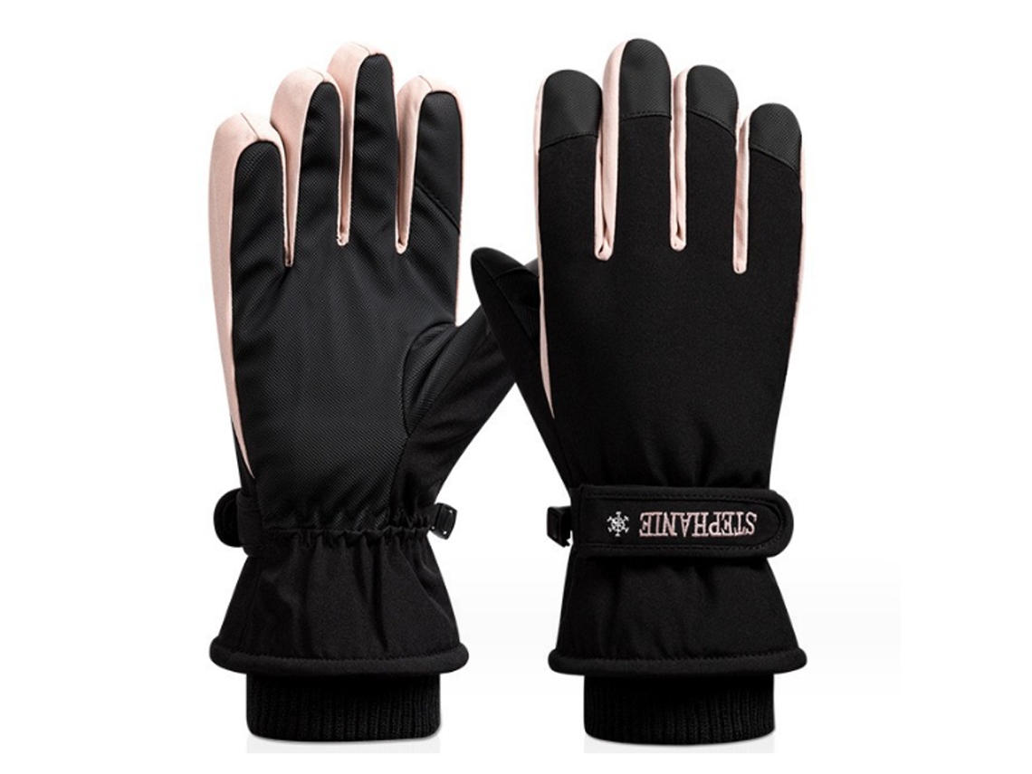 Guantes de esquí y nieve de invierno impermeables con tacto térmico para hombres y mujeres