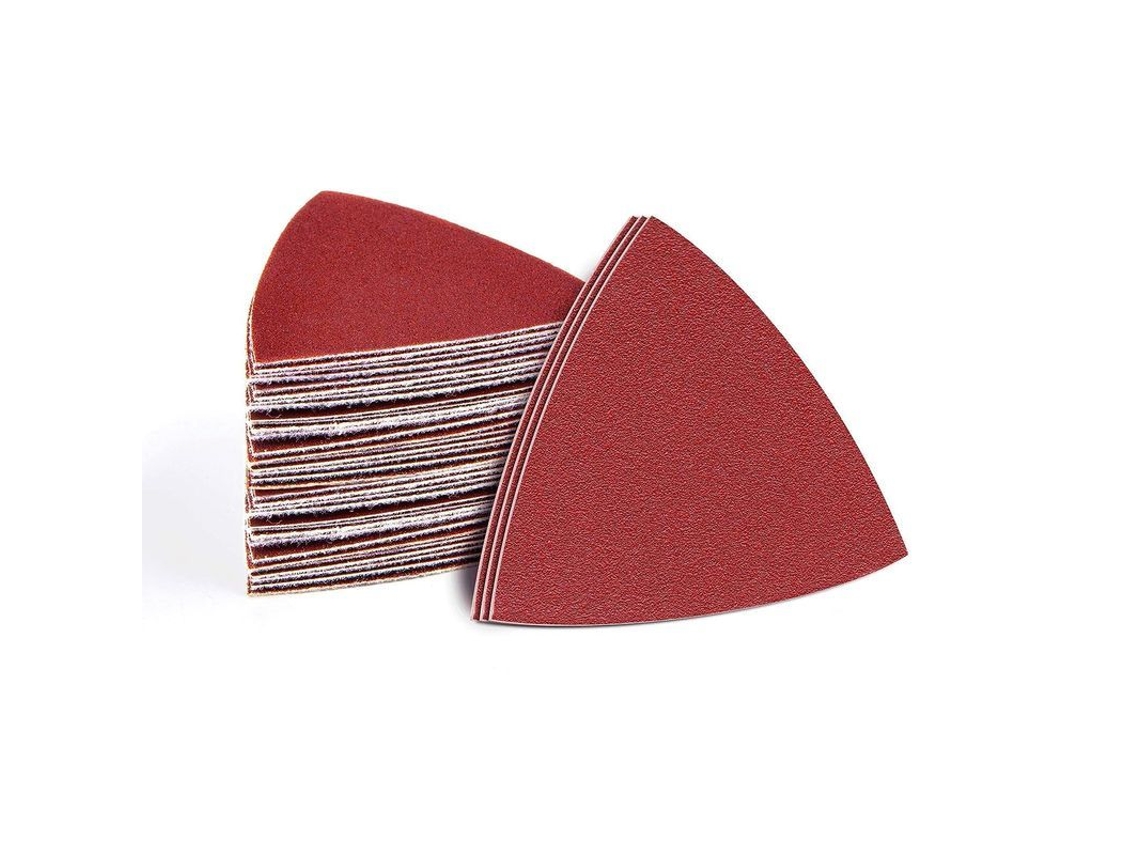 Papel De Lija Triangular Multipropósito 60 Hojas 60 120 240 Grit 80x80x80 Mm