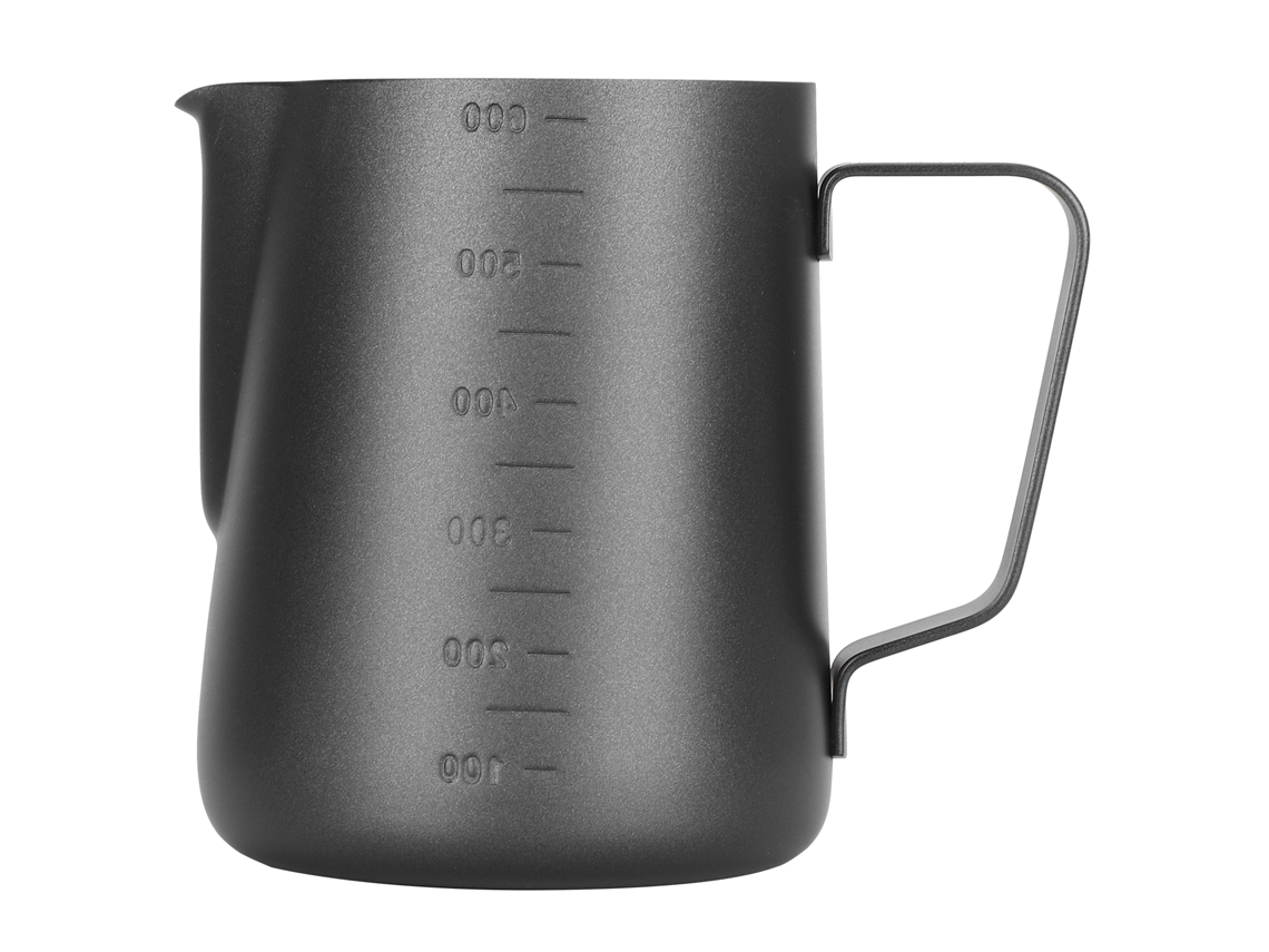 Jarra con dos escalas para café latte art de 600 ml para el hogar y la oficina