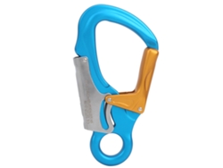 Hebilla De Seguridad De 35 Kn Para Montañismo Al Aire Libre, Mosquetón De Aluminio, Estilo Aéreo Con Cierre Automático, Azul Cielo.