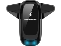 Cargador Inalámbrico Automóvil Carga Qi Teléfono para Samsung Galaxy S10+/S10 S YIZHOOD Negro