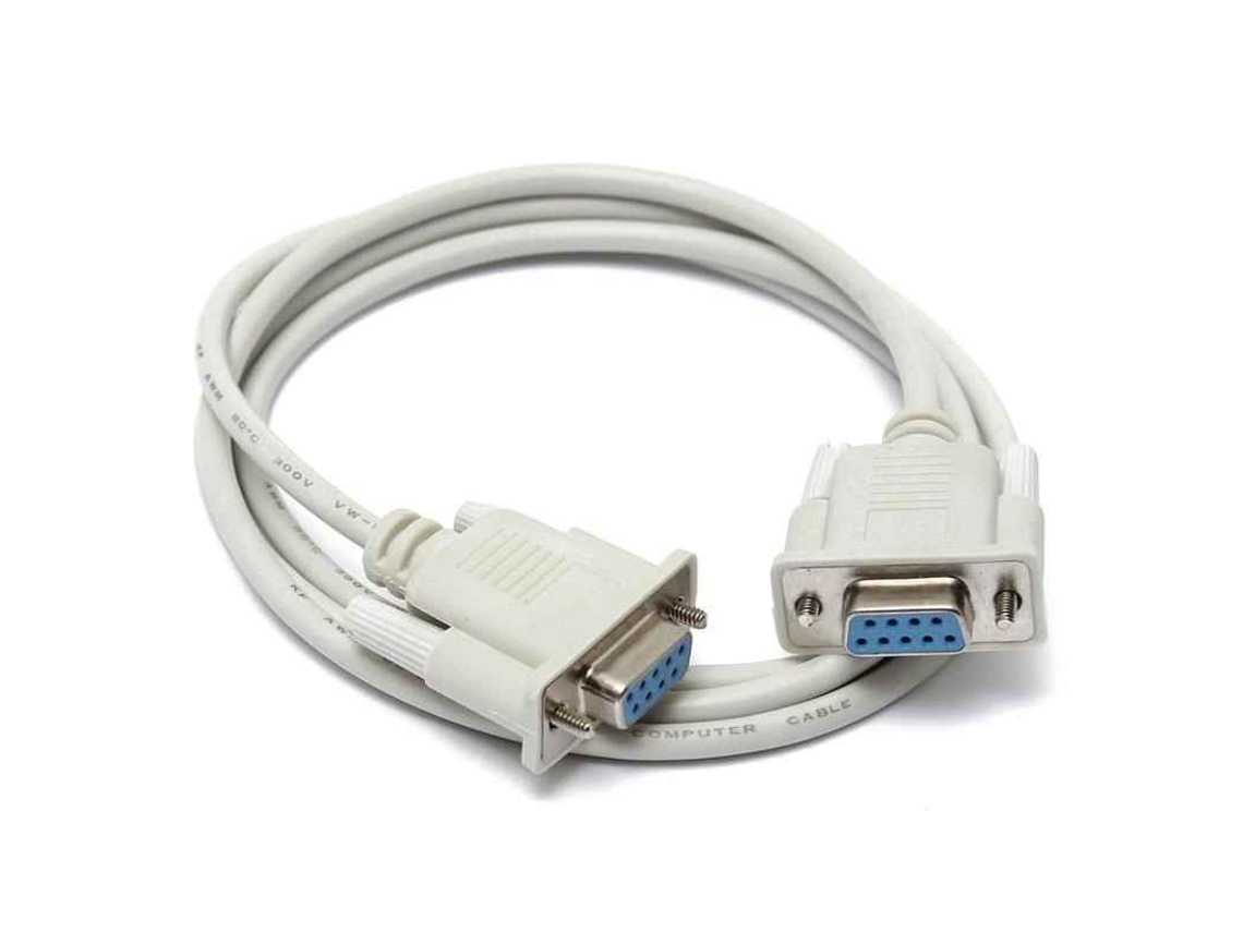 Cable Null Modem Serial / RS232 / DB9 / 9 Pines Femenino SIN MARCA