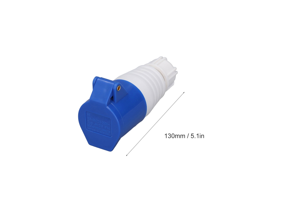 Conector industrial impermeable 2026, 3 pines, IP44, 4 piezas, 220 V