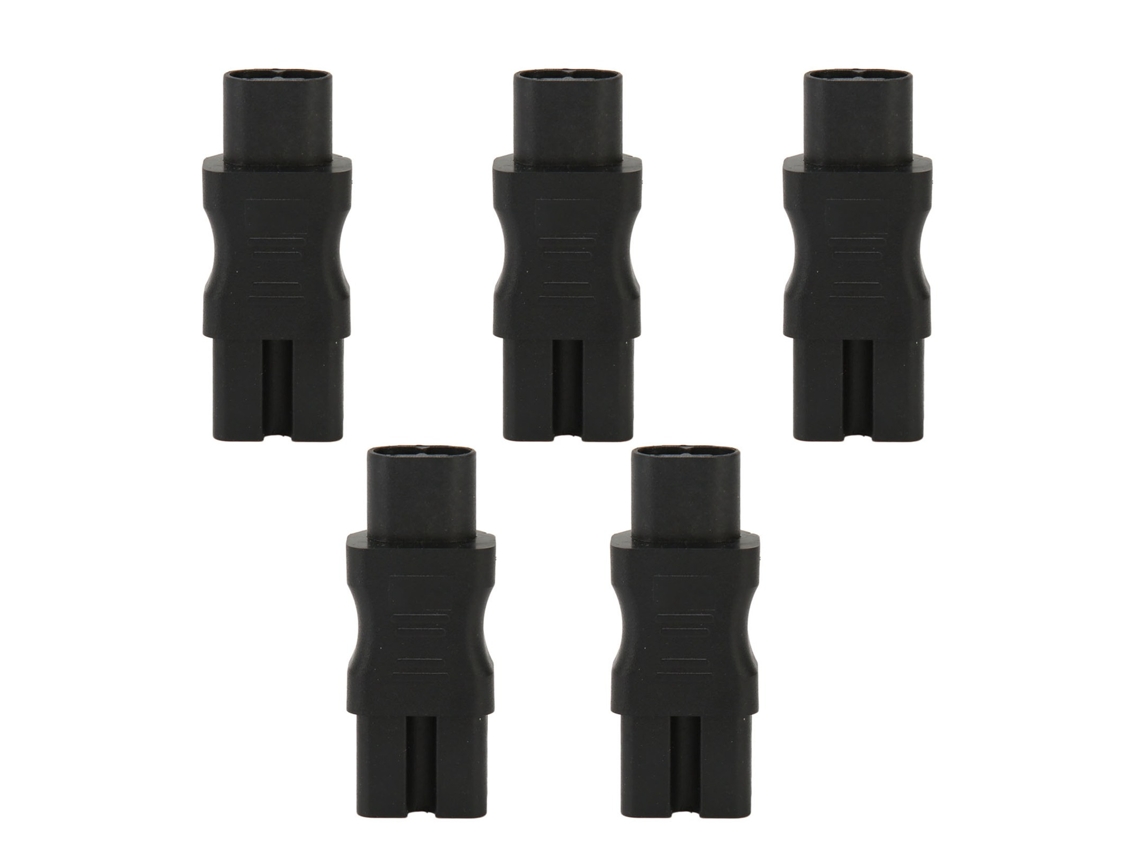 5 Adaptadores De Corriente Iec320 C8 A C15 De 2500 W Con Enchufe Ignífugo.