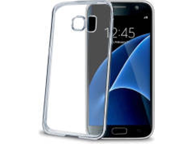 Carcasa Samsung Galaxy S7 CELLY Láser Plateado