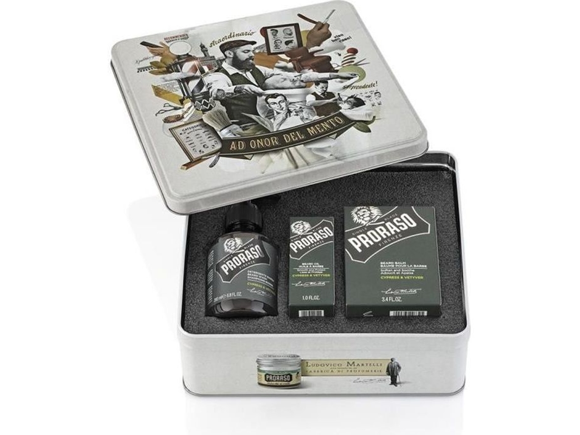 Estuche Barba Proraso Ciprés Y Vetiver