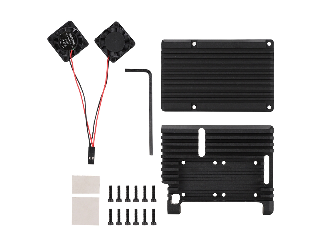 Carcasa de aluminio para Raspberry Pi 4b (protección y refrigeración)