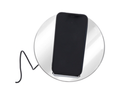Cargador Inalámbrico Con Certificación Qi, Base De Carga Rápida Y Diseño De Espejo Para Iphone.