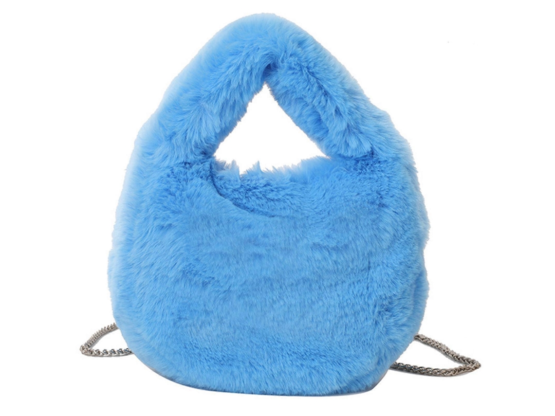 Bolso de hombro elegante para mujer, diseño versátil, con cadena, ideal para el trabajo y salidas informales, color azul Giecy