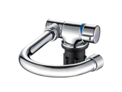 Grifo de cocina MDUG, giratorio y plegable 360°, con mezclador de agua caliente y fría (no aplicable)