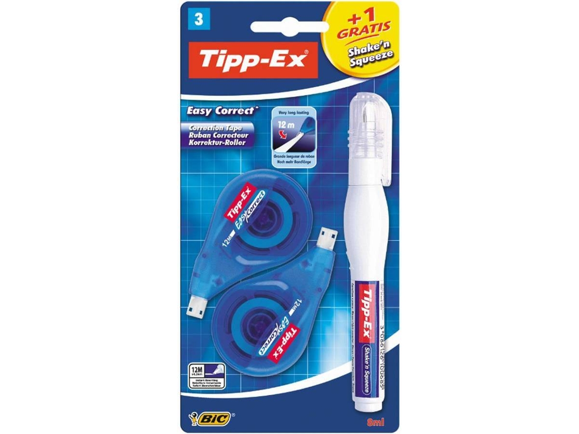 Cinta Correctora TIPP-EX Easy Correct (4.2 mm x 12 m)