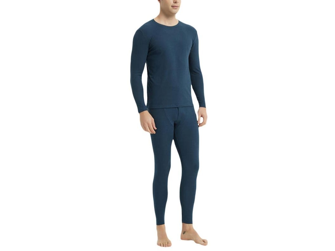 2026-ropa Interior Termica Para Hombre Mystdiy Long Johns Con Modelado Corporal Y Anti-pilling Manga Larga