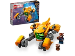 LEGO Marvel: Nave do Rocket Bebé – set de construção da nave espacial do guaxinim dos Guardiões da Galáxia (330 peças)