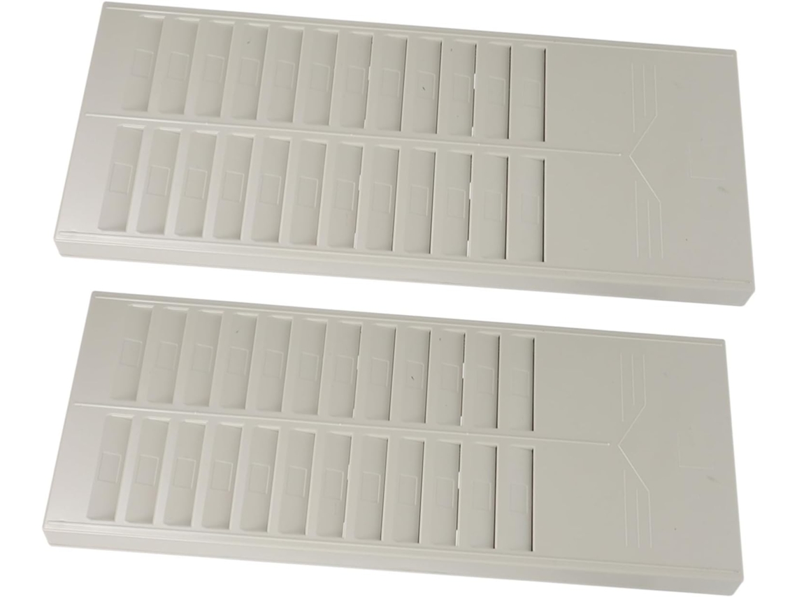 2 Soportes Organizadores De Tarjetas Con Ranuras Para Montaje En Pared Y Escritorio, Para Tarjetas De Identificación De Empleados.