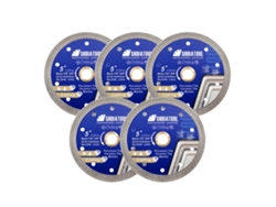 Disco de corte de diamante de 125 mm y 10 mm, 5 piezas OEM
