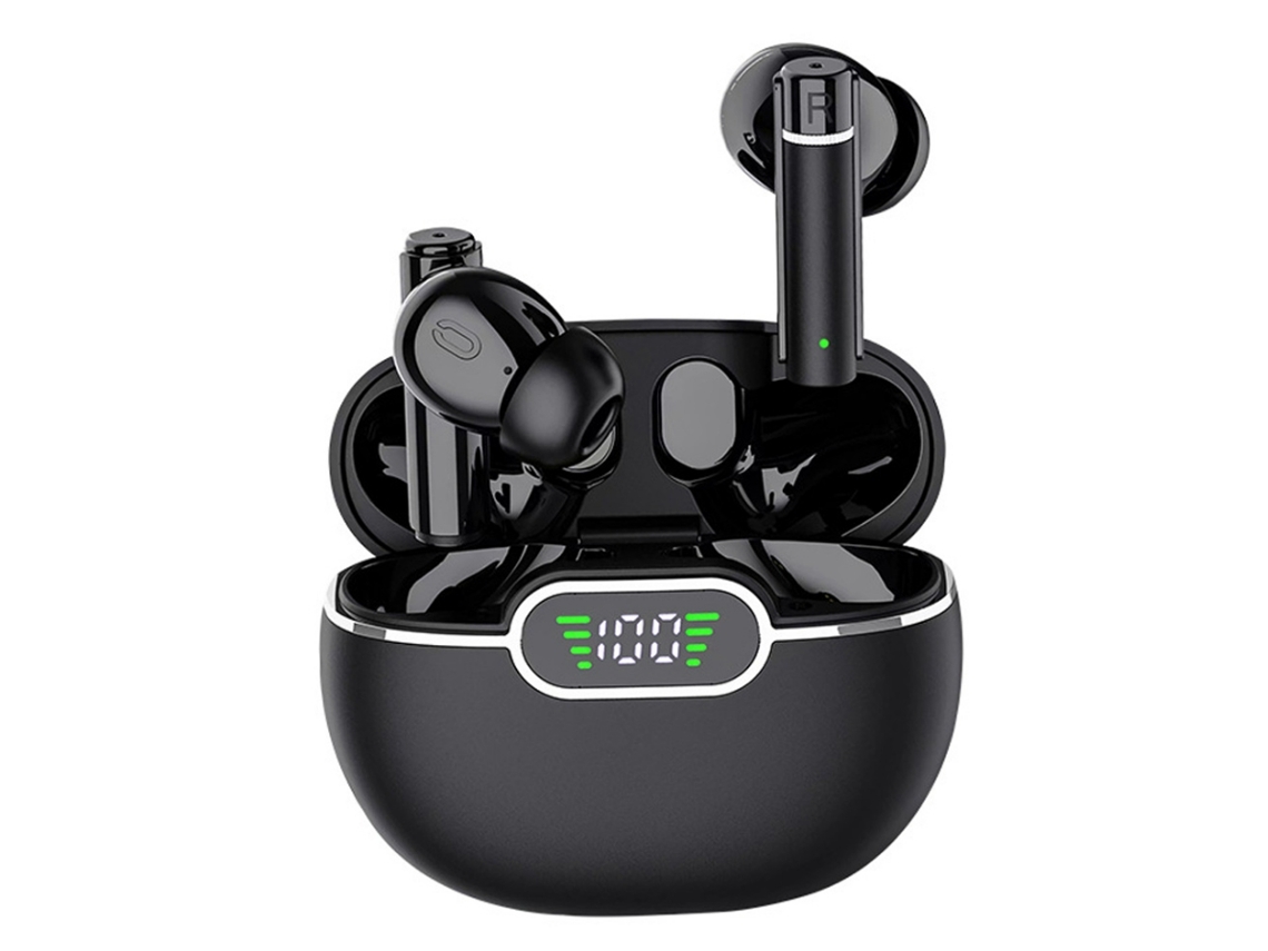 Auriculares Inalámbricos Auriculares Bluetooth 5.3 Auriculares Intrauditivos Bluetooth con Pantalla Led Auriculares Deportivos Ipx5 À YEMAESRE