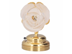 Lâmpada De Parede Miniatura Rose Led Para Casinha De Bonecas 1:12 Decoração