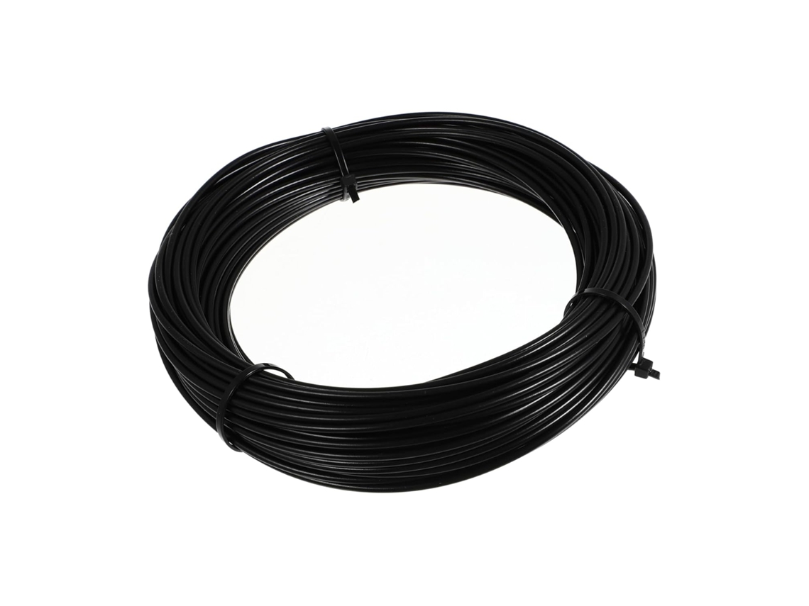 Cuerda para tendedero revestida de acero inoxidable, duradera e ideal para jardines, patios y cercas. Cuerda para tendedero de acero inoxidable Gokoco.