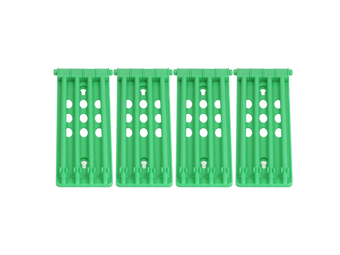 Soporte Para Anillas De Patas De Paloma, 4 Columnas, Plástico Resistente, 4 Piezas, Para Pájaros Y Loros.