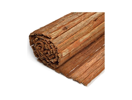 Cerramiento Natural de Corteza de Pino Simple Cara | Cerramiento para Jardín e Terraza Rollo: 2 x 5 metros