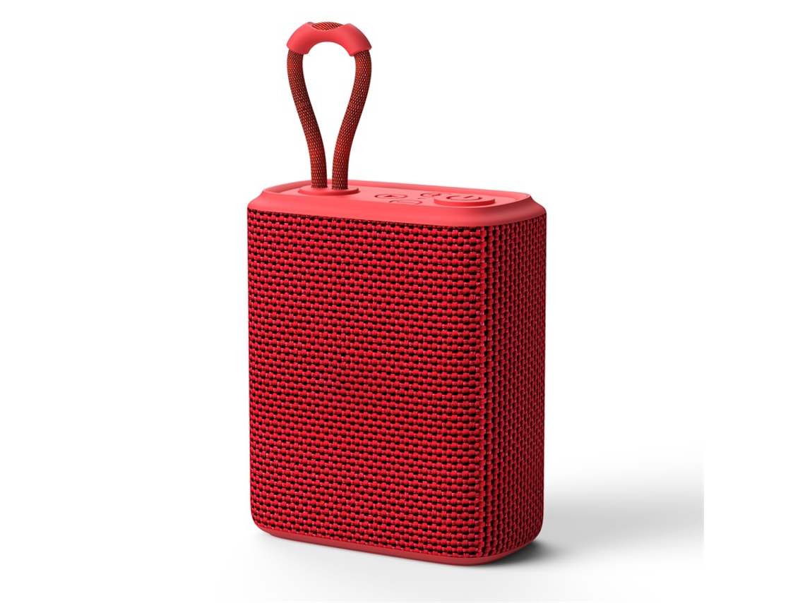 Mini altavoz portátil Bluetooth Ebs 300 5W Mdug (rojo)