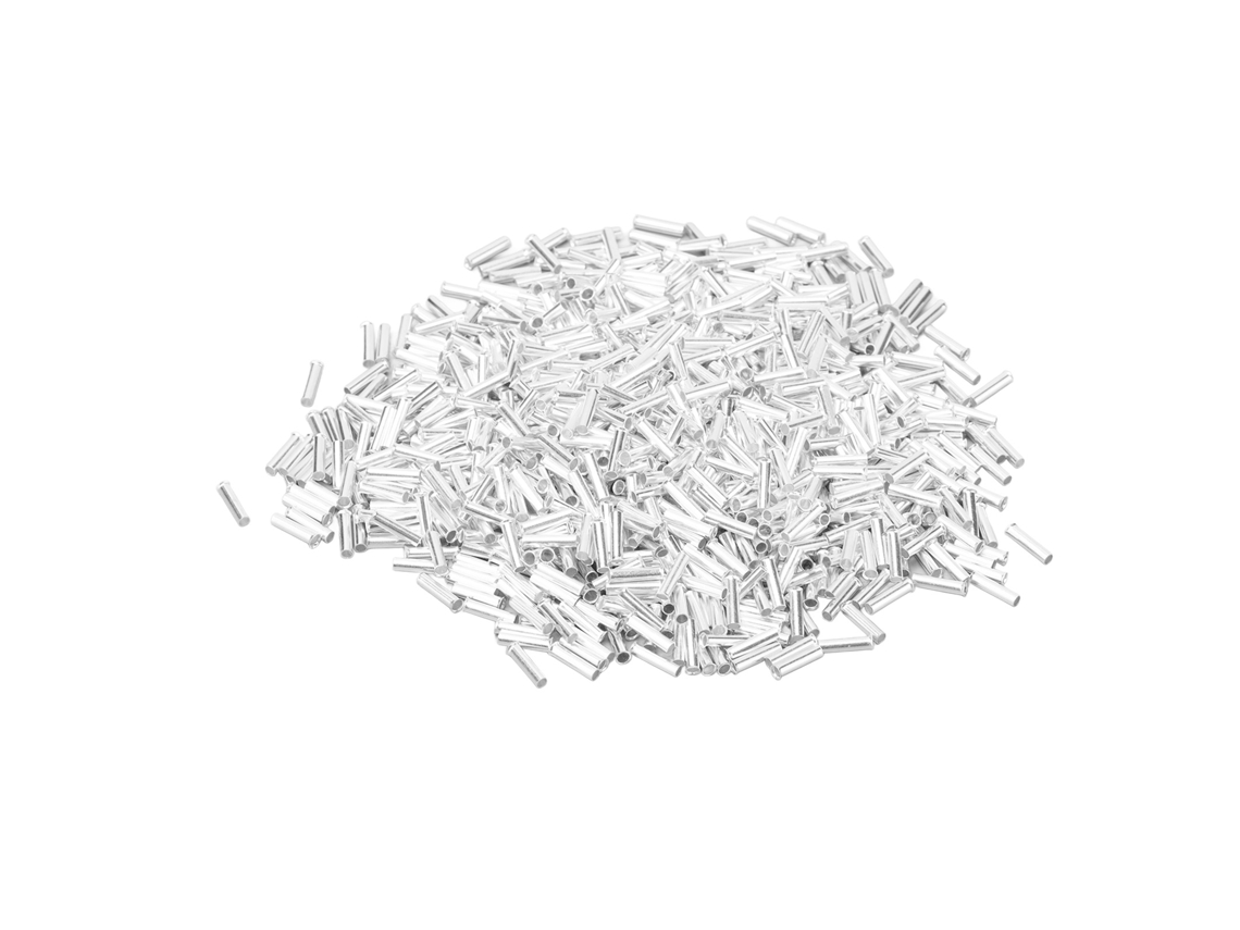 Kit De 2000 Puntas De Cable 18awg 8mm Cobre Chapado Terminal En1008 Accesorio