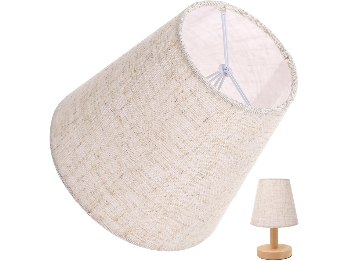 Lámpara De Mesa De Tela Suave Para Sala De Estar