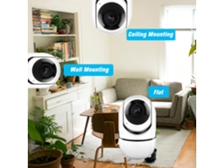Cámara de seguridad inalámbrica Wifi 1080p 2mp para uso en interiores y en el hogar.