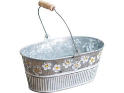 Macetas Colgantes De Hierro Galvanizado, Estilo Nórdico Retro, 2 Piezas, Decoración Para Interiores Y Exteriores.