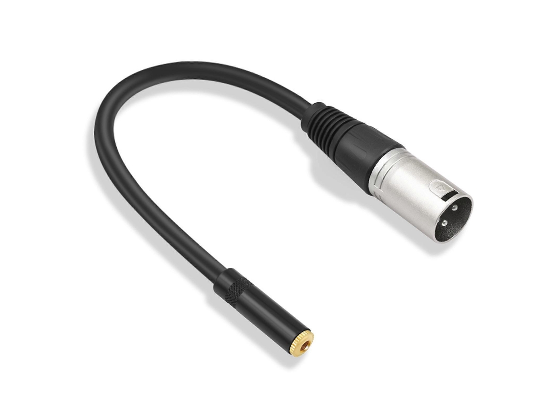 Cable adaptador profesional LALAMOLI de 3,5 mm a 3 pines con conector hembra a macho