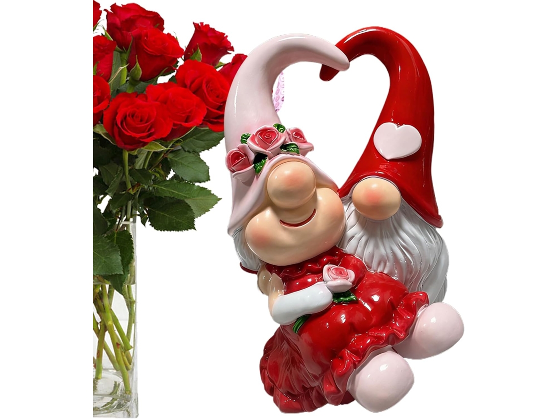 Figuritas Decorativas Esculturas De Resina Hechas A Mano Decoraci N San Valent Con Gnomos Para Sal Oficina Habitaci