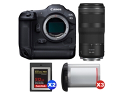 Canon Eos R3 + Rf 100-400mm F/5.6-8 Is Usm + 2 Sandisk 512gb Extreme Pro Cfexpress Type B + 3 Canon Lp-e19 + Ebook Pricedirect