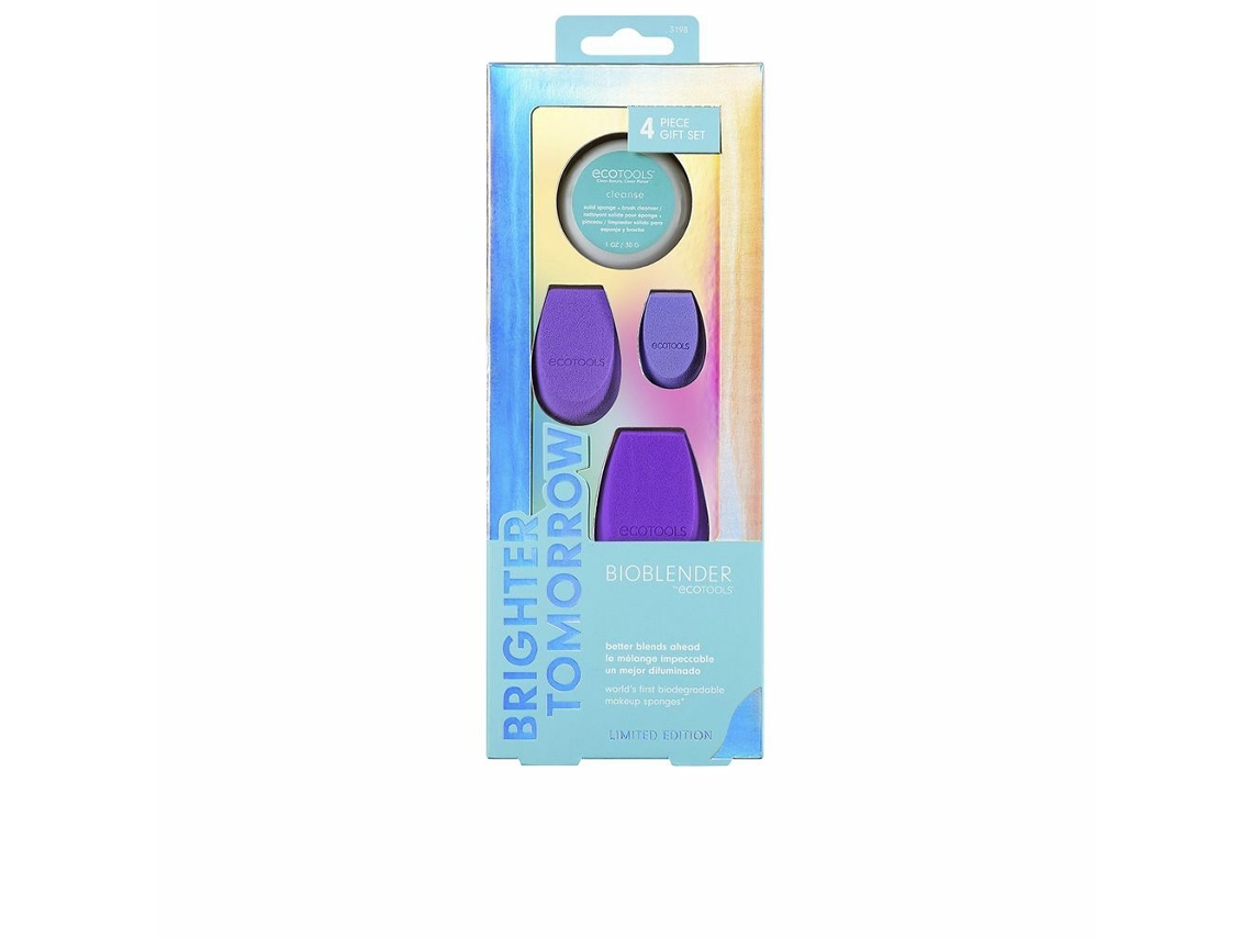 Cofre de Maquillaje ECOTOOLS Brighter Tomorrow Bioblender (4 pcs)