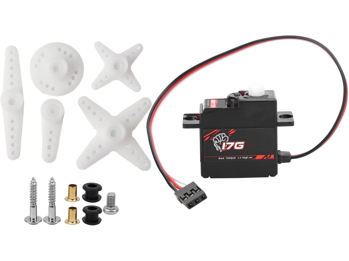 S0017p 17g Servo Digital De Engranajes De Plástico Compatible Con Coches, Aviones Y Robots