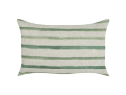 Cojín decorativo de estilo moderno BELIANI Kafra de Poliéster Verde 50x30x12