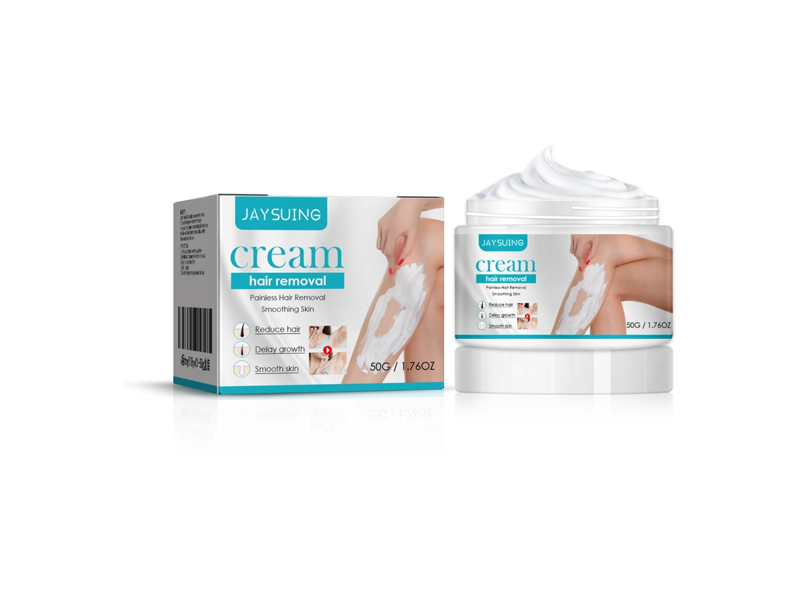 Crema depilatoria eficaz para una depilación rápida.