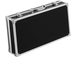Juego De Herramientas De Gran Capacidad De Aleación De Aluminio Negro Con Esquinas Redondeadas.