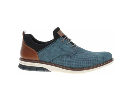 Zapatos de Hombre RIEKER Piel Azul (46)