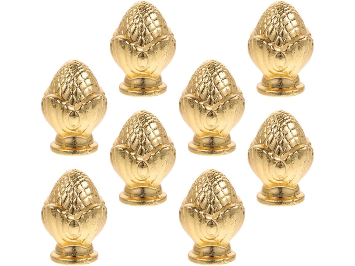Juego De Decoración De 8 Piezas Para Lámpara De Pie, Accesorios Para Lámparas Con Acabado Dorado.