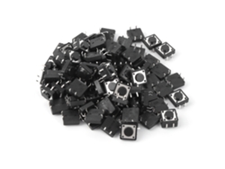 Mini Interruptor De Presión Táctil Momentáneo De 12x12x5 Mm, Accesorio, 100 Unidades.