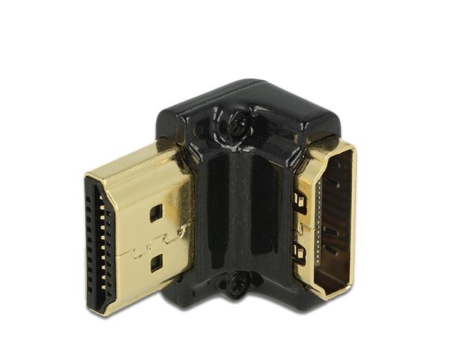 Adaptador DELOCK HDMI-A/HDMI-A male, F/M, 90°