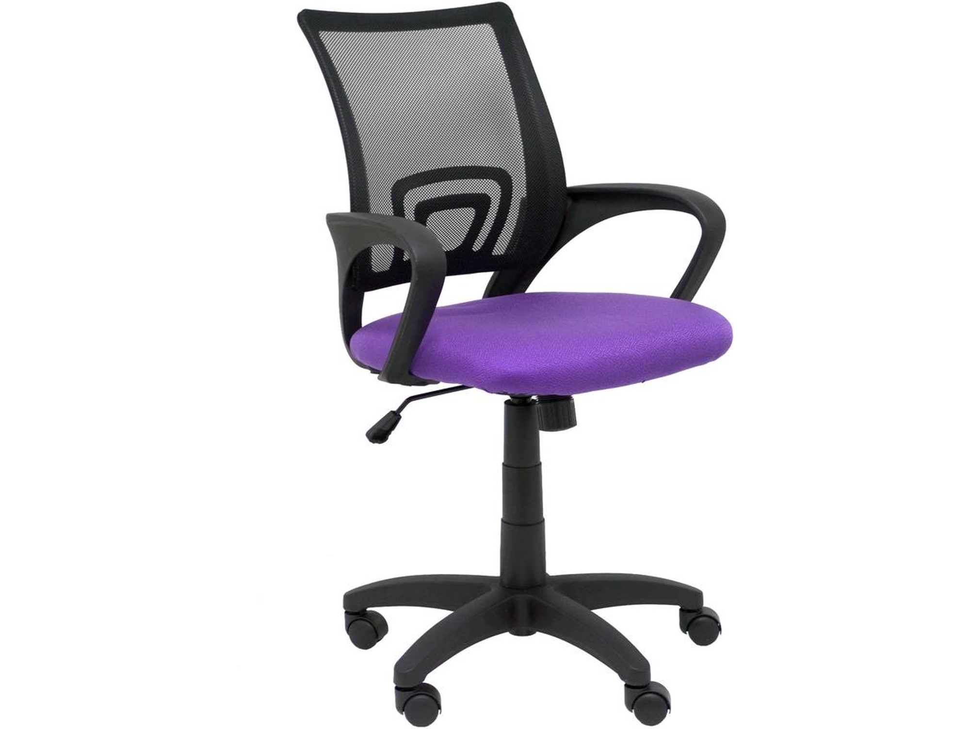 Silla de Escritorio Operativa PIQUERAS Y CRESPO Vianos Bali Lila (Brazos Fijos - Malla y Tejido)