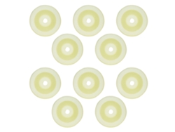 10 Ruedas Redondas De Nailon De 2,5 Pulgadas Con Polea Y Capacidad Máxima De 25 Kg.