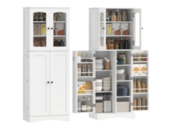 Bodega para vinos ZENCORE SERVICES con capacidad para 72 botellas, 6 niveles, madera maciza de abeto, 114x28x85cm, madera natural.
