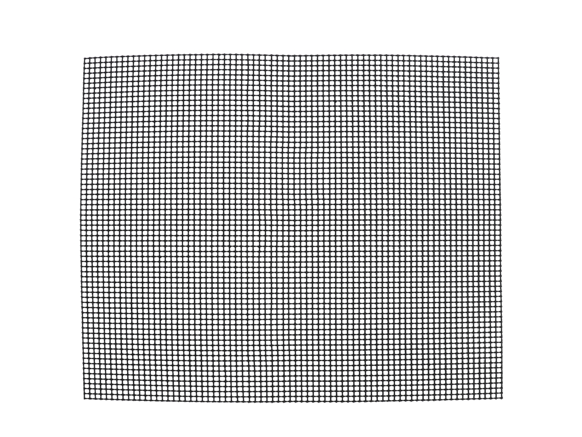 Plancha de barbacoa antiadherente reutilizable para cocina y exterior, 33 x 40 cm, color negro
