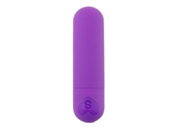 Vibrador mini bala de 10 velocidades para mujer (Morado) YIZHOOD
